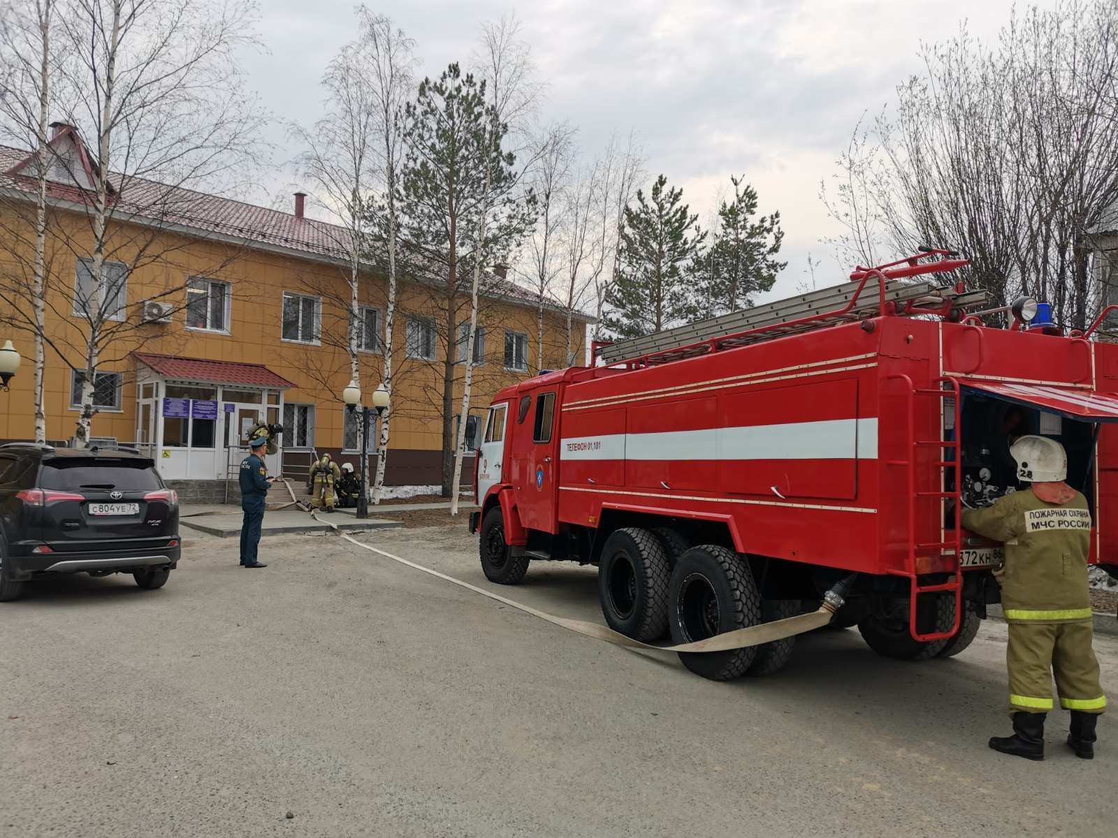 Учения - лучший инструмент подготовки при реальном пожаре | 20.05.2022 |  Ханты-Мансийск - БезФормата