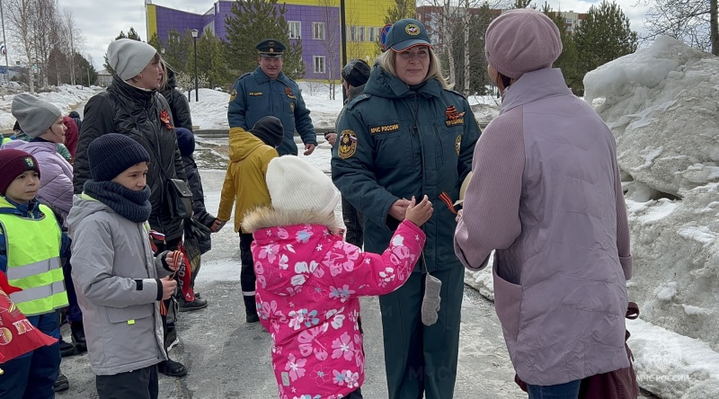 В честь предстоящего Дня Победы в Югре проходят памятные акции