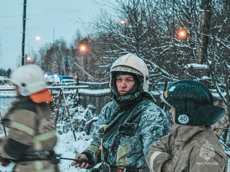 Возгорание бани в г.Нижневартовске