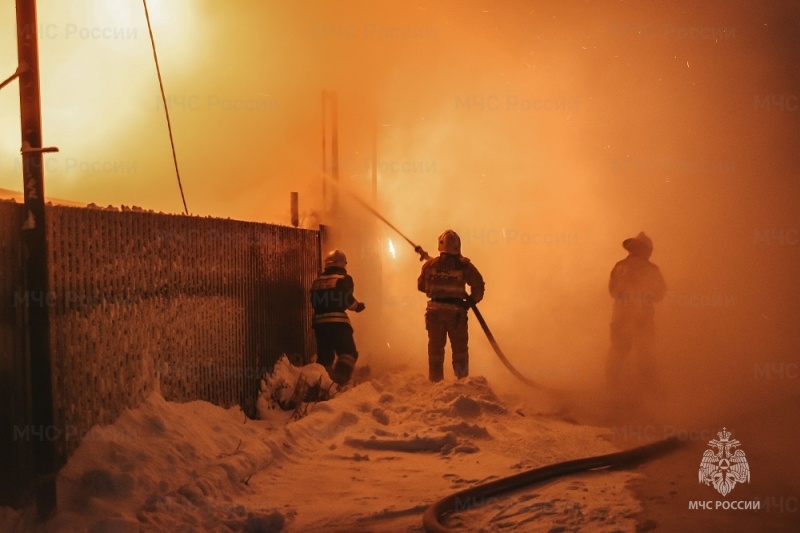 Возгорание в бане в СОТ «Старожил-1» в г. Сургуте