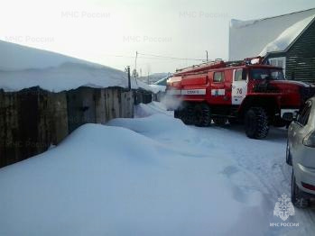 Возгорание жилого дома в г. Нижневартовске