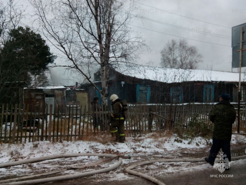 Возгорание гаража в г. Ханты-Мансийске